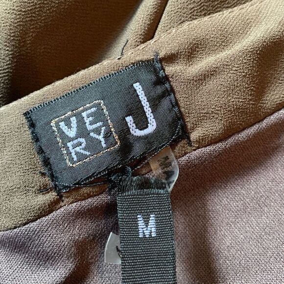 3 for $30! Very J brown deep v long sleeve dress - Picture 3 of 14